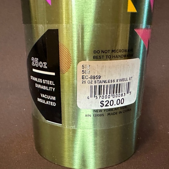 🎄🎁 Stainless Steel Green Water Bottle - Picture 4 of 5